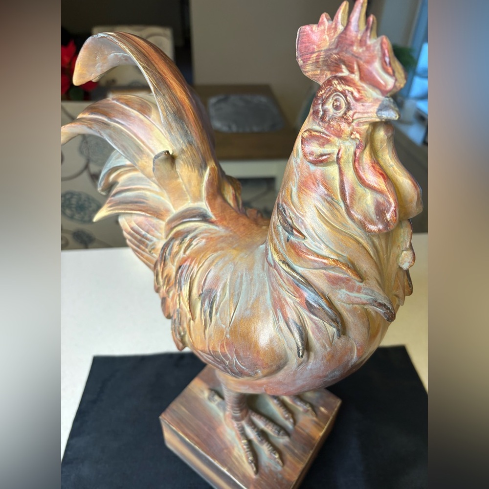 🔥🔥🔥Large Rustic Rooster Figurine - Picture 5 of 8